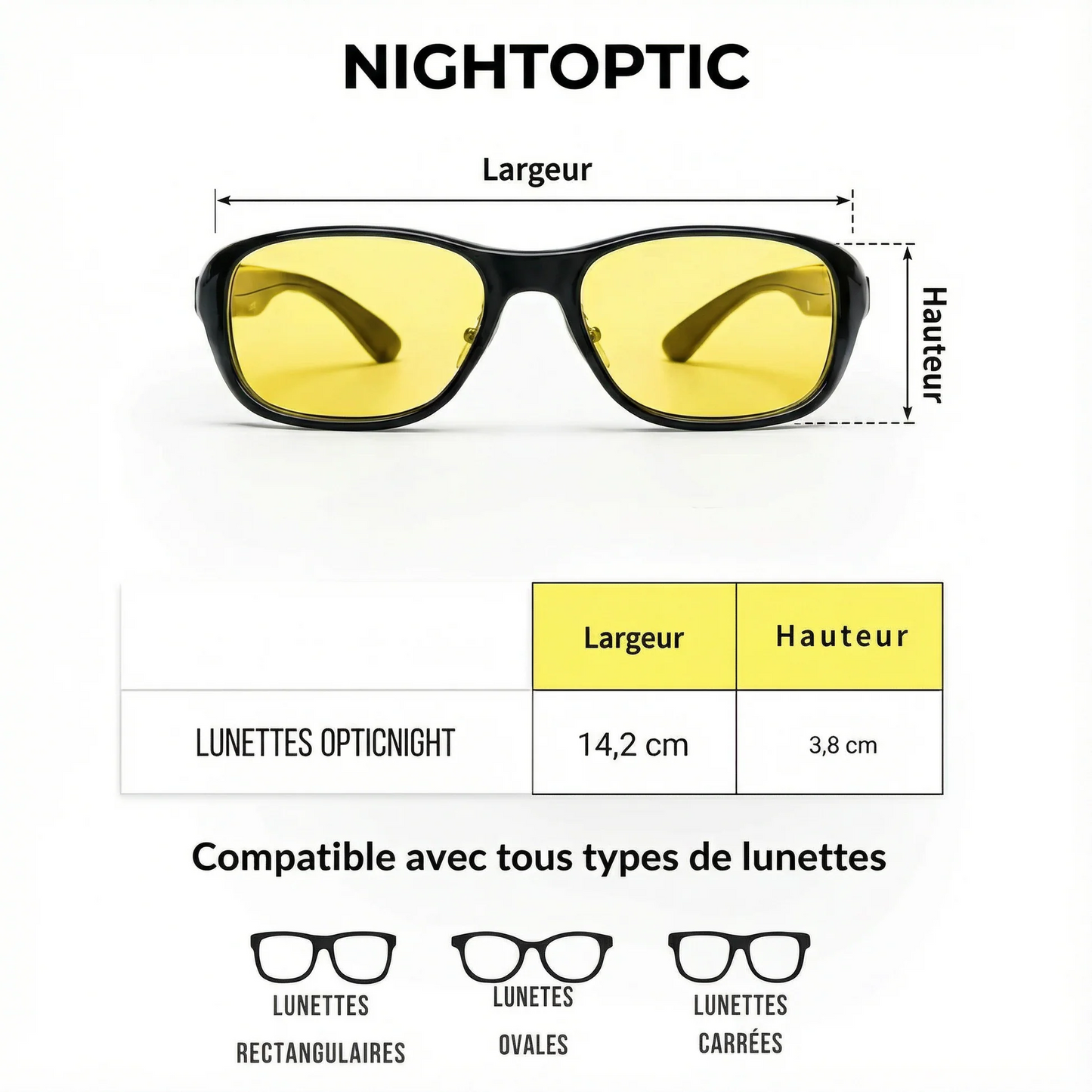 Lunette de Conduite Nocturne 🇧🇯