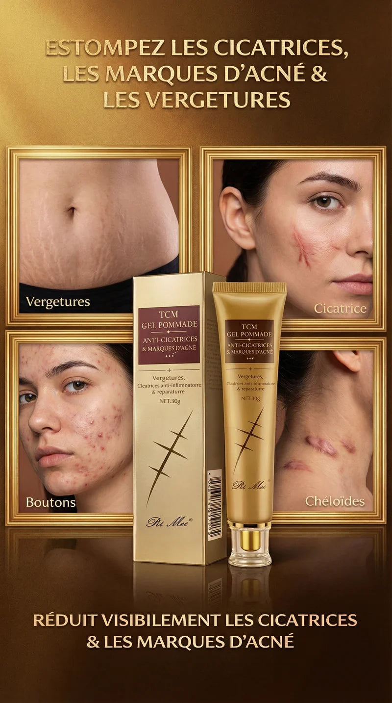 Gel Réparateur TCM SCAR – Effacez vos cicatrices et vergetures, naturellement 🇧🇯