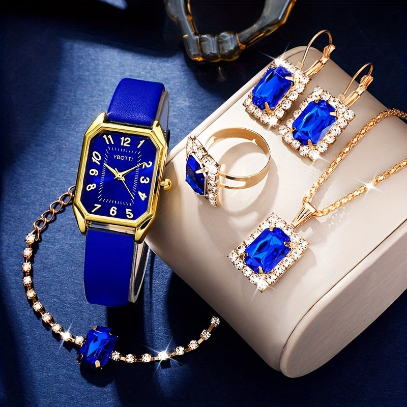 Ensemble Montre et Bijoux Luxe Femme 🇧🇯