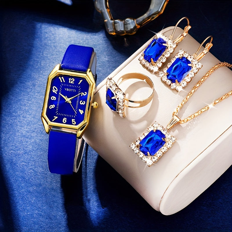 Ensemble Montre et Bijoux Luxe Femme 🇧🇯