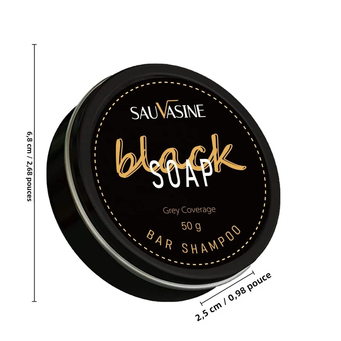 Savon Noir – Anti-Cheveux Blancs 🇧🇯