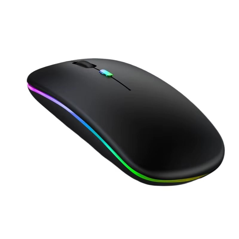 ⭐ Souris Sans Fil RGB – Ultra Fine & Rechargeable 🇧🇯