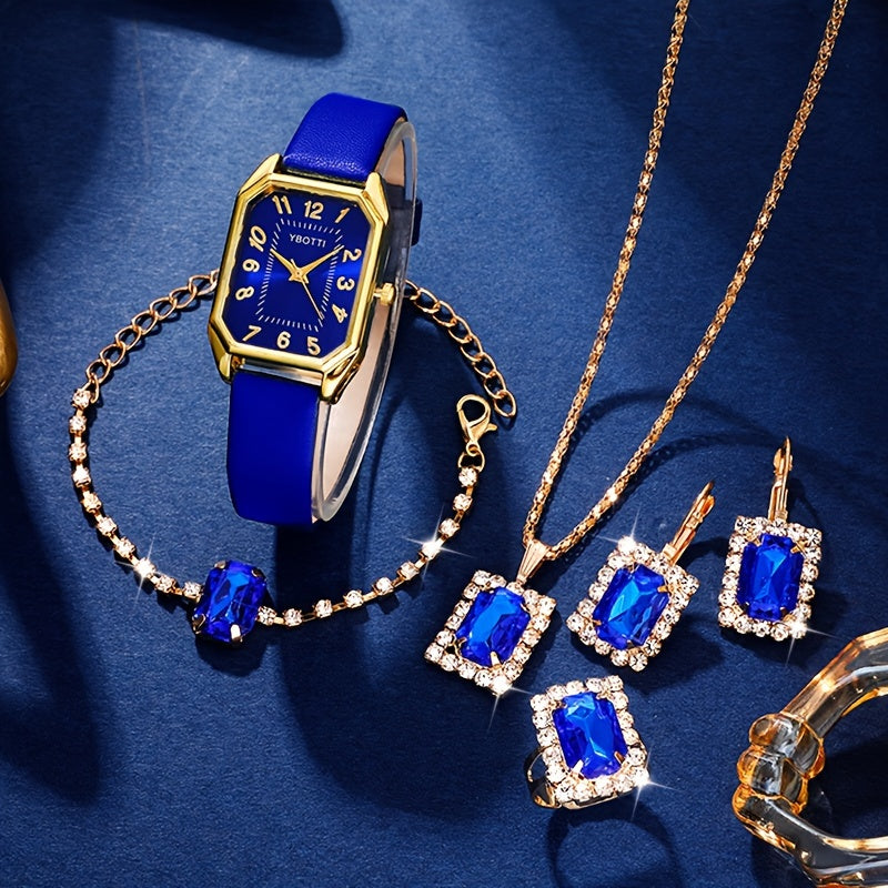 Ensemble Montre et Bijoux Luxe Femme 🇧🇯